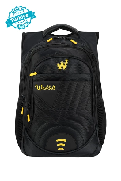 Waddell 1900 Denye Siyah Sırt Çantası 3052-S - 2