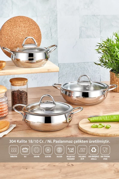 Amboss Stn 5698 Stone 6 Parça Sahan Set