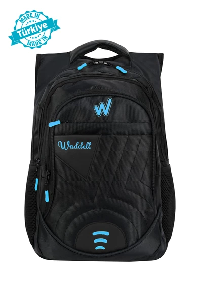 Waddell 1900 Denye Siyah Sırt Çantası 3052-M - 2