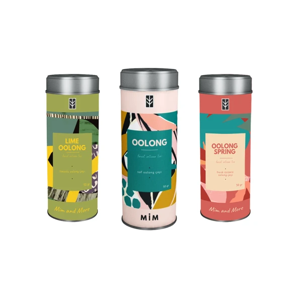 Oolong Collection Üçlü Paket - Oolong 50 Gr & Lime Oolong 50 Gr & Oolong Spring 50 Gr