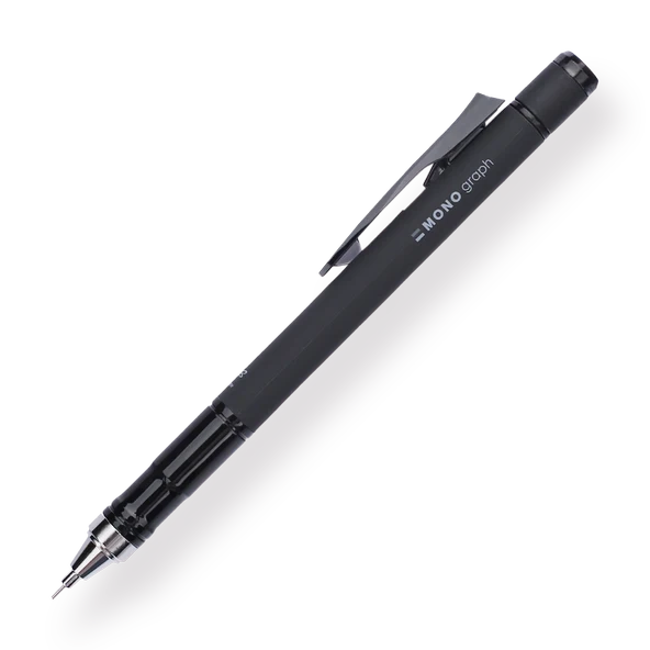 Tombow Mono Graph Grayscale Color 0.5mm Mekanik Kurşun Kalem - Black / 146A