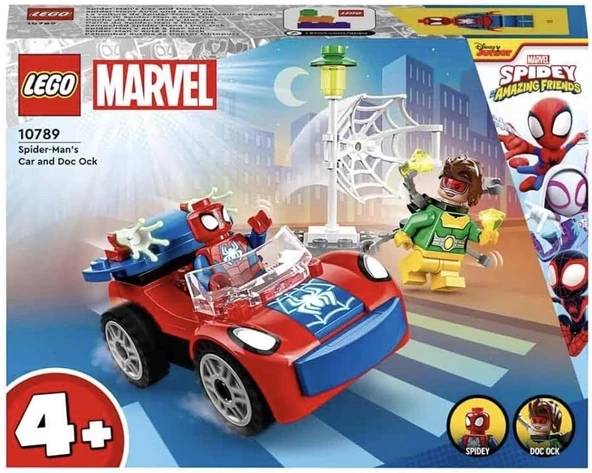 LEGO Marvel Örümcek Adam’ın Arabası ve Doktor Oktopus 10789-4 Yaş ve Üzeri Çocuklar İçin İki Minifigürlü Yaratıcı Oyunca - 3
