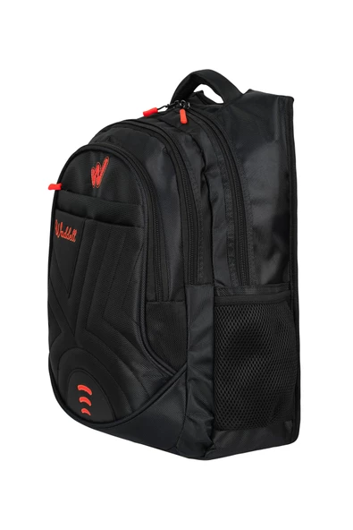 Waddell 1900 Denye Siyah Sırt Çantası 3052-K - 3