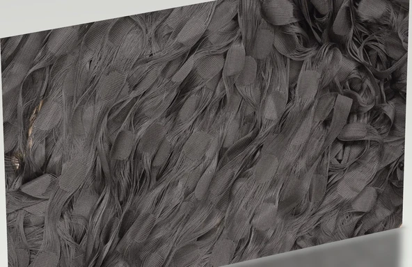 PUANLI MODEL ANTRASİT RENK İP PERDE HAZIR İP PERDE 300*270 - Resim 5