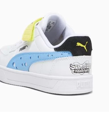 Puma Caven 2.0 Spongebob Ac+ Ps Çocuk Beyaz Spor Ayakkabı 39389701 M-106 - 4