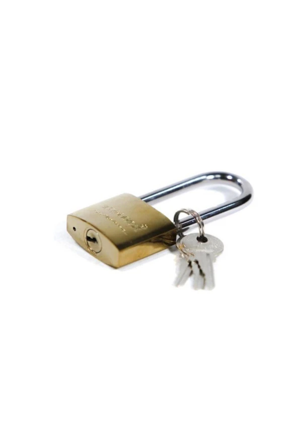 Tri-max Uzun Sarı Asma Kilit 25 Mm - Resim 2