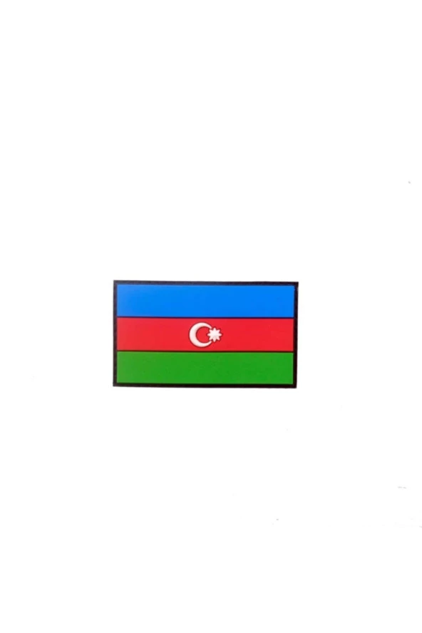 3d Silikon Patch Askeri Peç Azerbaycan Bayrağı Peç