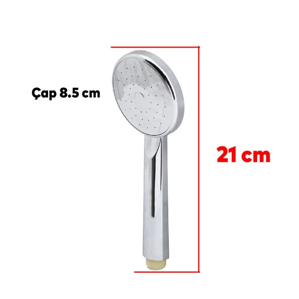 Banyo Tek Duş Başlığı Klasik Tek Fonksiyonlu Su Fışkırtma El Fiskiye Fışkiye - 2
