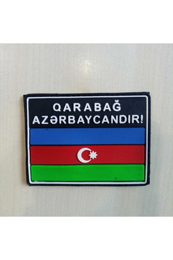 Karabağ Azerbeycandır (qarabağ Azerbaycandır) Yazılı Arma Pech Plastik