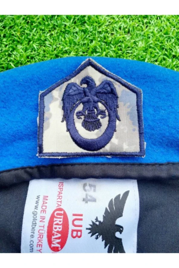 Hava Kuvvetleri Astsubay Kokartlı Urbam Mavi Yan Kase Bere - 3