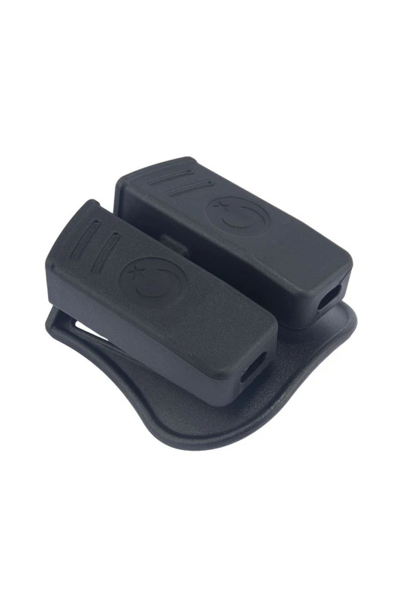 Çiftli Şarjör Kılıfı Siyah Bej 01