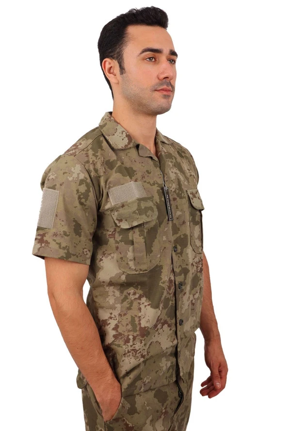 Kısa Kol  Kamuflaj Gömlek - 4