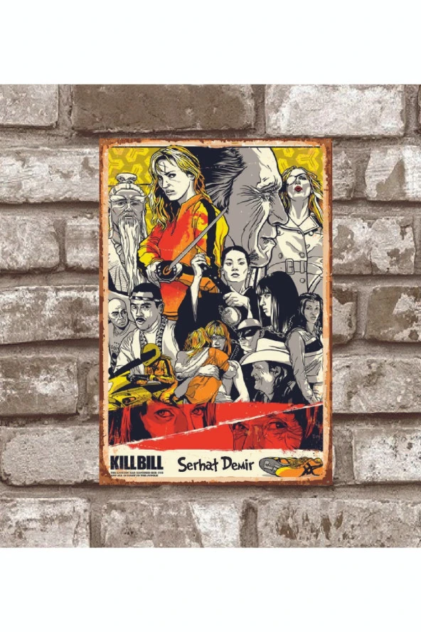 Retro372-kişiye Özel Kill-bill-retro-vintage-metal-poster