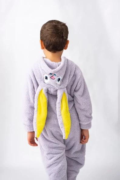 Welsoft Peluş Fermuarlı Kışlık Unisex Kız Erkek Bebek Uyku Tulumu Bebek Tulumu Çocuk Tulumu - 6