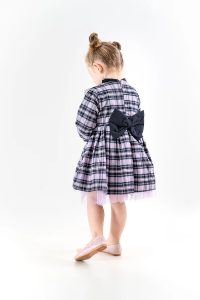 Kız Bebek Kız Çocuk Doğum Günü Parti Düğün Elbise Astarlı Çocuk Giyim Bebek Giyim ELBAYI - 4