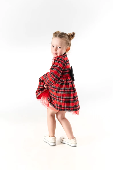 Kız Bebek Kız Çocuk Doğum Günü Parti Düğün Elbise Astarlı Çocuk Giyim Bebek Giyim ELBAYI - 11