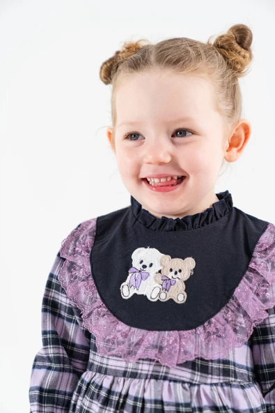 Kız Bebek Kız Çocuk Doğum Günü Parti Düğün Elbise Astarlı Çocuk Giyim Bebek Giyim ELBAYI - 10