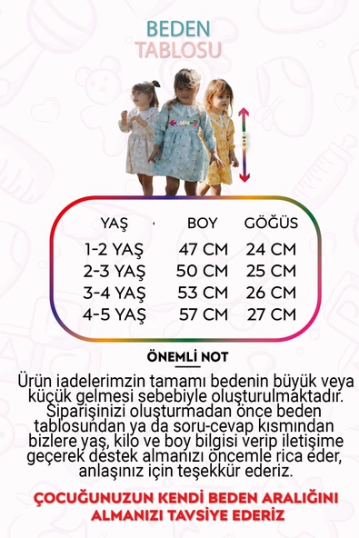 Bebek Kız Çocuk Doğum Günü Parti Düğün Elbise Astarlı Çocuk Giyim Bebek Giyim Kız - 10