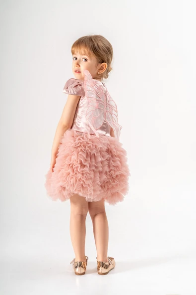 Kız Bebek Kız Çocuk Doğum Günü Parti Düğün Elbise Tüllü Tütü Astarlı Çocuk Giyim Bebek Giyim ELBYKNTTUTUL