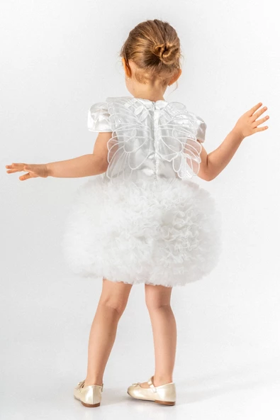 Kız Bebek Kız Çocuk Doğum Günü Parti Düğün Elbise Tüllü Tütü Astarlı Çocuk Giyim Bebek Giyim ELBYKNTTUTUL - 3