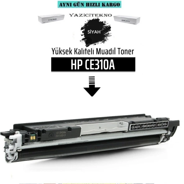 Yazicitekno Hp Ce310A Siyah Muadil Toner /Wb/126A/M175/Cp1012/Cp1020/Cp1025/ ürün görseli