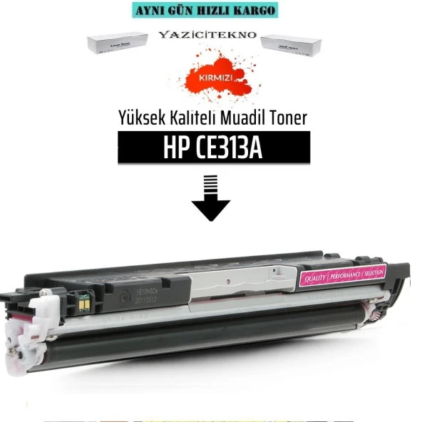 Yazicitekno Hp Ce313A Kırmızı Muadil Toner /Wb/126A/M175/Cp1012/Cp1020/Cp102 ürün görseli