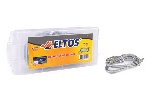 Eltos Çelik Çekme Halatı 6-8 mm 3,5 mt