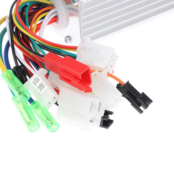 DC 36V / 48V 350W Fırçasız Motor Sürücü Scooter Elektrikli Bisiklet Beyin Bldc Hız Kontrol Kartı - 3