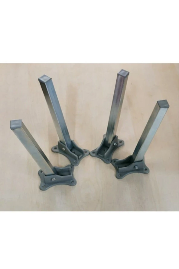 TEKNOR Katlanır Yer Sofrası Masa Ayağı 4 Adet - 5