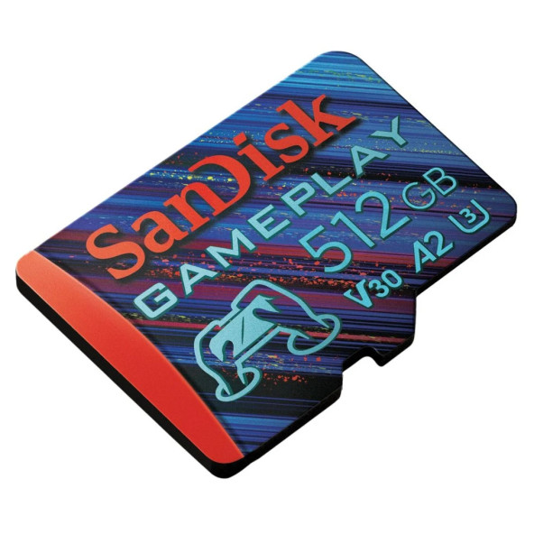 SanDisk GamePlay 512GB SDSQXAV-512G-GN6XN 190/130MB/s 4K UHD microSDXC A2 V30 Gaming Hafıza Kartı - 3