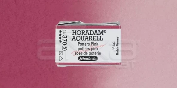 Schmincke Horadam Aquarell 1/1 Tablet 370 Potters Pink seri 3
