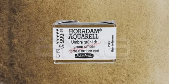 Schmincke Horadam Aquarell 1/1 Tablet 665geen Umber seri 1 - 1