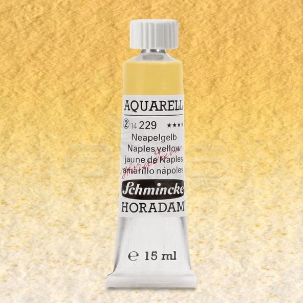 Schmincke Horadam Aquarell Tube 15ml Seri 2 Naples Yellow 229 ürün görseli 1