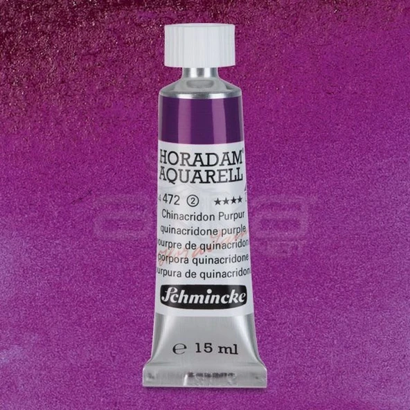 Schmincke Horadam Aquarell Tube 15ml Seri 2 Quinacridone Purple 472 ürün görseli 1