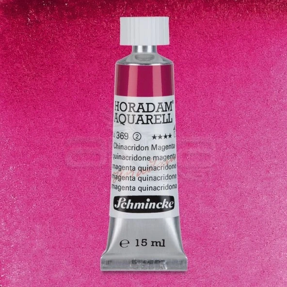 Schmincke Horadam Aquarell Tube 15ml Seri 2 Quinacridone Magenta 369