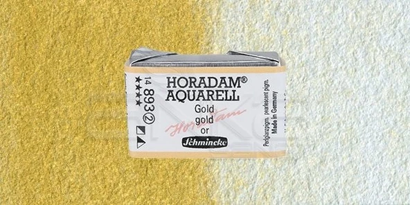 Schmincke Horadam Aquarell 1/1 Tablet 893 Gold seri 2