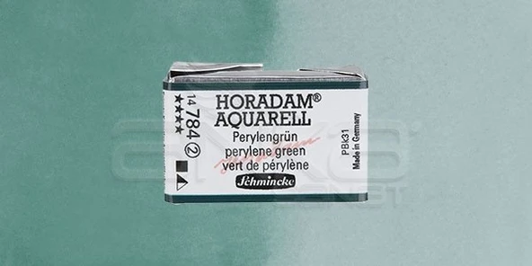 Schmincke Horadam Aquarell 1/1 Tablet 784 Perylene Green seri 2 ürün görseli 1