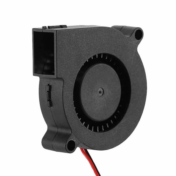5015 12V DC Salyangoz Fan 2 Pin 3D Yazıcı Soğutma Fanı Santirfüj Havalandırma Klima Türbin Kuluçka - 6