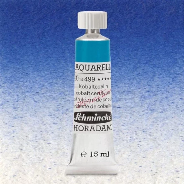 Schmincke Horadam Aquarell Tube 15ml Seri 4 Cobalt Cerulean 499