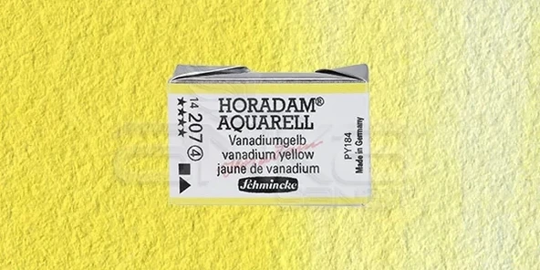 Schmincke Horadam Aquarell 1/1 Tablet 207 Vanadium Yellow seri 4