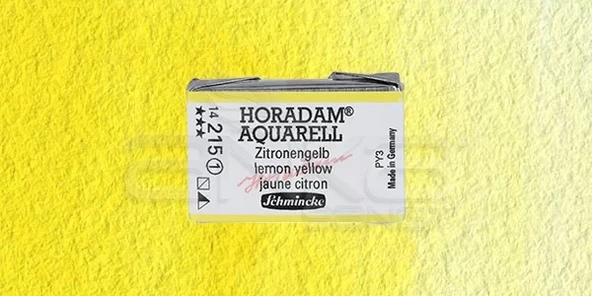 Schmincke Horadam Aquarell 1/1 Tablet 215 Lemon Yellow seri 1