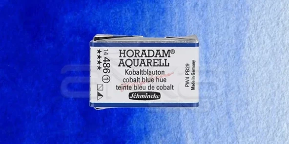 Schmincke Horadam Aquarell 1/1 Tablet 486 Cobalt Blue Tone seri 1