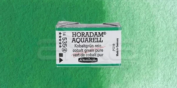 Schmincke Horadam Aquarell 1/1 Tablet 535 Cobalt Green Pure seri 4 ürün görseli