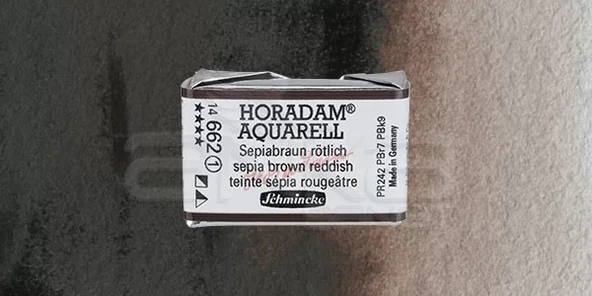 Schmincke Horadam Aquarell 1/1 Tablet 662 Sepia Brown Tone seri 1