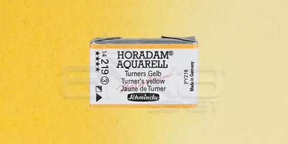 Schmincke Horadam Aquarell 1/1 Tablet 219 Turners Yellow seri 3 ürün görseli 1