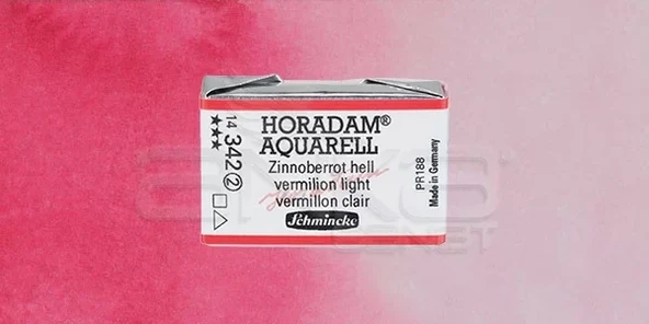 Schmincke Horadam Aquarell 1/1 Tablet 342 Vermilion Light seri 2 - 1