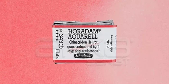 Schmincke Horadam Aquarell 1/1 Tablet 343 Quinacridone Red Light seri 3