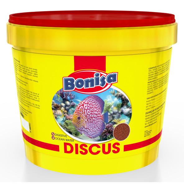 Bonisa Discus 3 Kg Kova, Amore Protein Pro Chips 250ml Kutu Balık Yemi