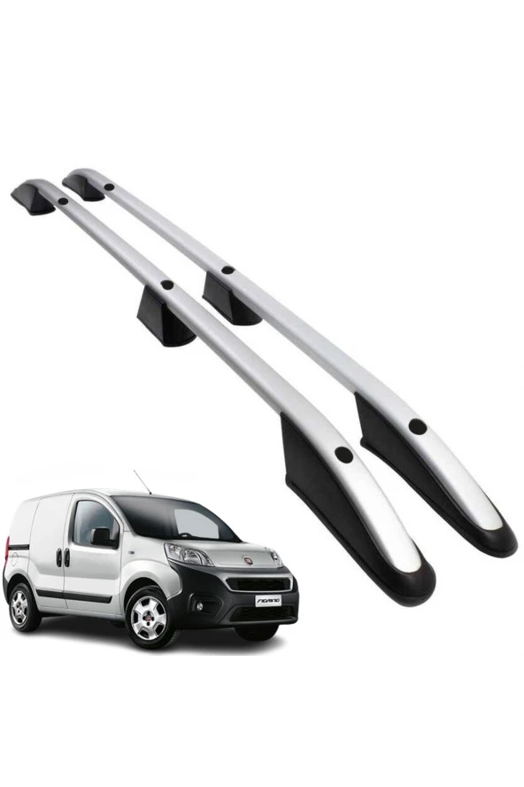 Caraks Fiat Fiorino Port Bagaj Lüx Gri Model Bağlantı Aparatlı 2007 - 2024 Arası Kasalara Uyumlu Kaliteli