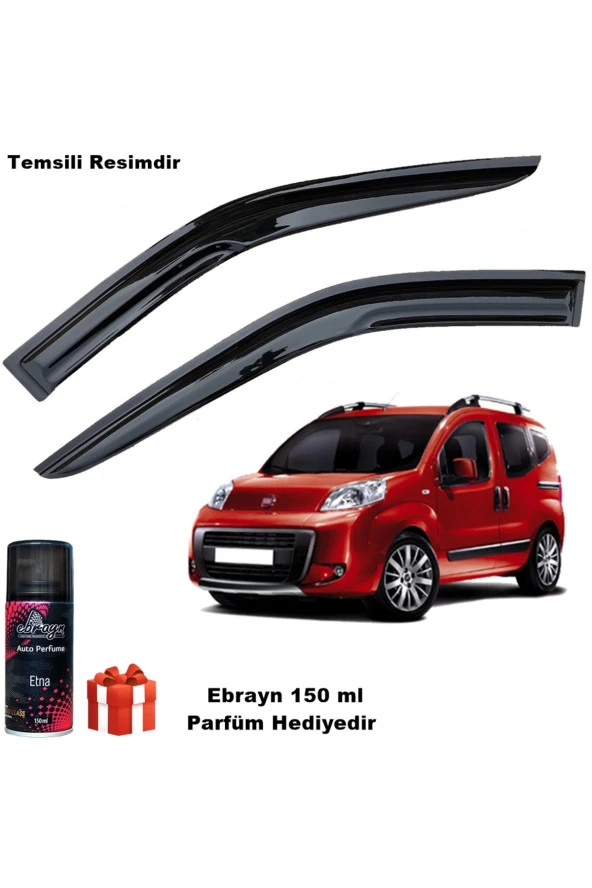 Caraks Fiat Fiorino Mügen Cam Rüzgarlığı 2007-2019 Arası 2 Li Takım Koku Hediyeli